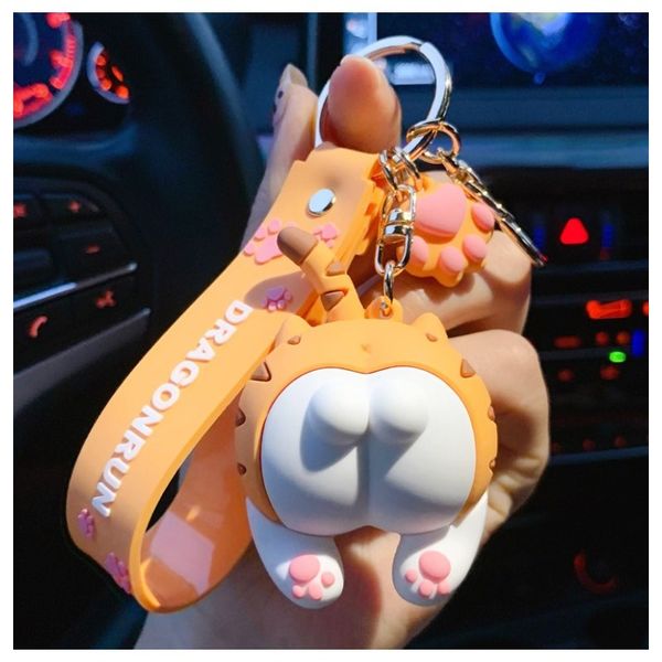 Brelok do kluczy SWEET CAT ORANGE BRL275 zdjęcie 1