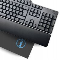 DELL PRO series| Biurowa klawiatura USB 1,8m | CZARNA REGULOWANA Z PODPÓRKĄ