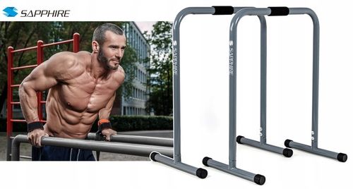 PORĘCZE stacjonarne uchwyty DO POMPEK dipów PODPÓRKI do ćwiczeń METALOWE na Arena.pl