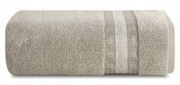 Ręcznik kąpielowy MALIKA 70x140 cm beżowy z drobnym wzorem bawełniany