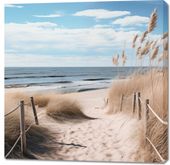 Obraz 100x100cm Nadmorski Most