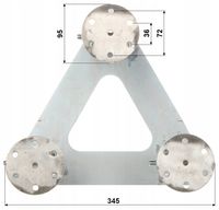 Podstawa masztu kratowego MK-1.5/POD-V2
