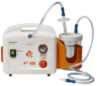 Ssak bateryjno - sieciowy F-31 do odsysania wydzielin, wydajny, 3 źródła