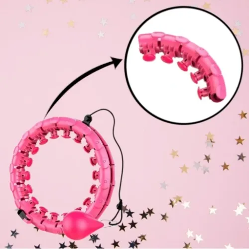 SMART HULA HOP Z OBCIĄŻENIEM ODCHUDZAJĄCE OBCIĄŻNIKIEM Z WYPUSTKAMI HULAHOP na Arena.pl