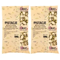 Pistacje prażone niesolone 1kg (2x500g)