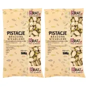 Pistacje prażone niesolone 1kg (2x500g)