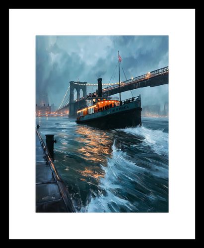 Plakat 15x20cm Stary Parowiec na Arena.pl