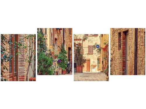 45CM 120 OBRAZ 4 ELEM STARA ALEJKA TOSKANII ŚCIENNY na Arena.pl