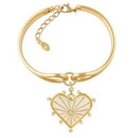 Bransoletka z sercem z kolekcji Bella (B23/ZWE/67AU)