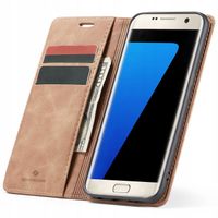 Spacecase Wallet Galaxy S7 Edge light brown