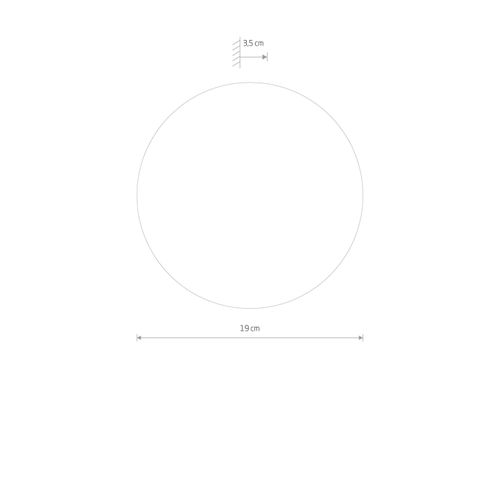 Lampa ścienna mirror Ring 10276 Nowodvorski LED 7W 3000K do holu chrom na Arena.pl