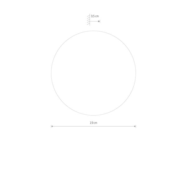 Lampa ścienna mirror Ring 10276 Nowodvorski LED 7W 3000K do holu chrom zdjęcie 3