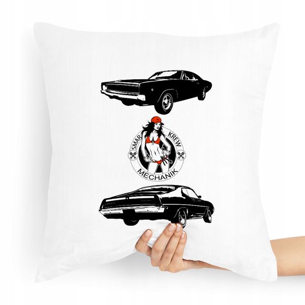 Poduszka Prezent Dla Mechanika Smar Krew Mechanik Z Nadrukiem Ze Zdjęciem zdjęcie 1