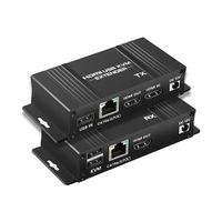Wzmacniacz sygnału HDMI konwerter extender USB KVM na LAN RJ-45 60m 1080p