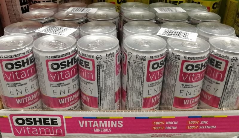 Oshee 250ml Energy Formuła Witamina + Minerały - karton zdjęcie 1