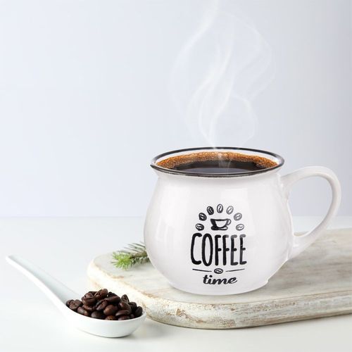 Kubek do kawy ceramiczny biały 320 ml na Arena.pl
