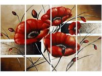 120CM 80 OBRAZ 4 ELEM POLNE MAKI ŚCIENNY