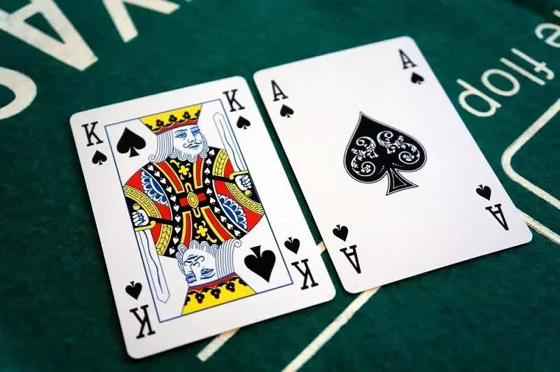 2 x KARTY DO GRY 100% PLASTIK POKER BRYDŻ + ETUI zdjęcie 2