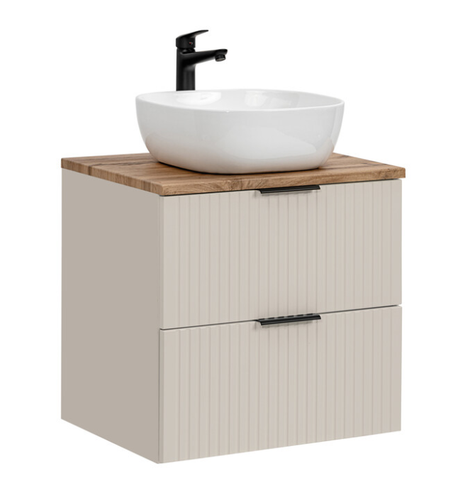 Szafka Wisząca + Umywalka Kaszmir Set-Adc b Wotan 60cm Smile 40 ADI CMD na Arena.pl