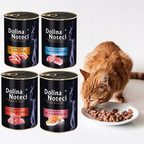 Dolina Noteci dla kota karma mokra puszka KOT mix 4 smaków bez zbóż na Arena.pl
