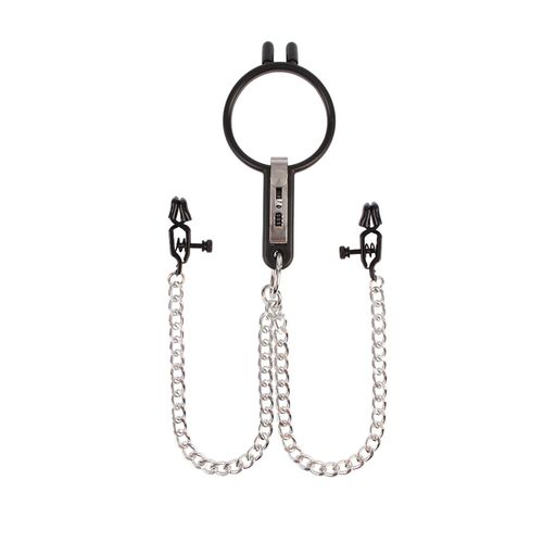 Humiliate Mouth Spreader with Nipple Clamps na Arena.pl
