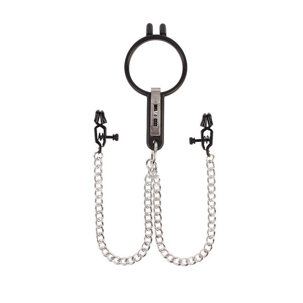 Humiliate Mouth Spreader With Nipple Clamps zdjęcie 5