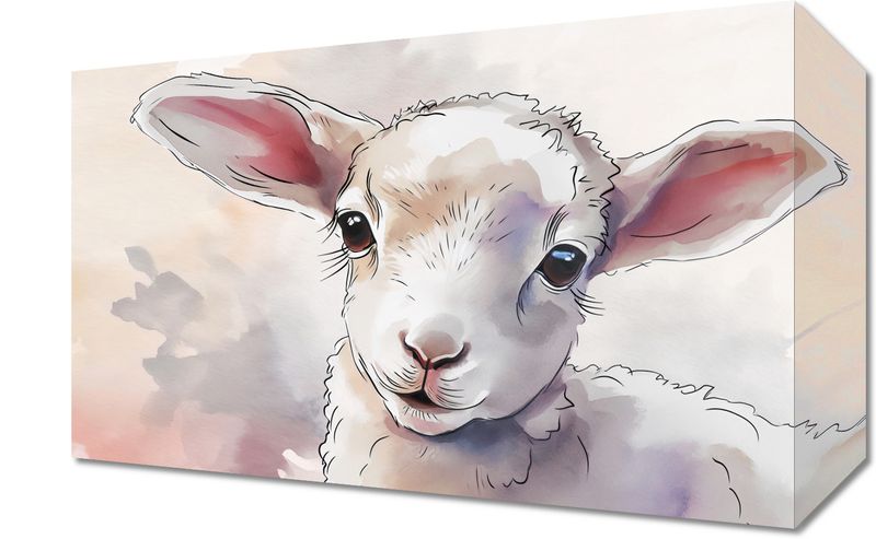 Obraz 30x20cm Mała Owieczka zdjęcie 1
