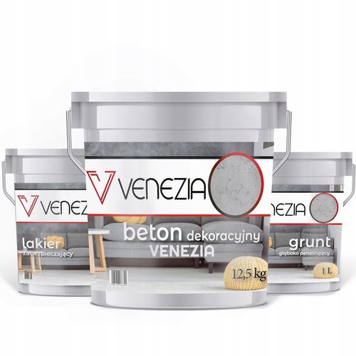 WŁOSKI TYNK BETON Architektoniczny Dekoracyjny DO 15m2 ZESTAW V VENEZIA na Arena.pl
