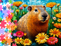 Puzzle tradycyjne - Kapibara