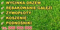 BANER REKLAMOWY projekt 130x80 ARBOSERWIS jakość