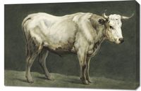 Obraz 90x60cm Byk, Jean Bernard Vintage do Salonu