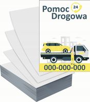 Ulotki A6 reklamowe firmowe 5000szt projekt w cenie POMOC DROGOWA