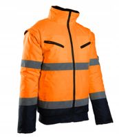 Kurtka robocza odblask BOMBER 2w1 orange XXL
