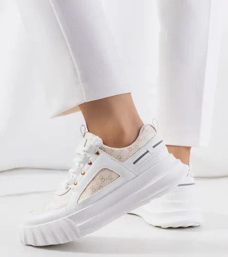 Beżowe sneakersy Heleno 38 na Arena.pl