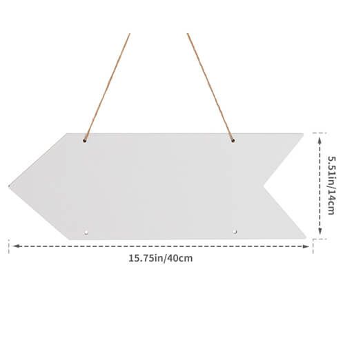 Zawieszka na drzwi z MDF-u do sublimacji - strzałka na Arena.pl