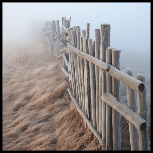 Plakat 60x60cm Mgła nad Wydmami na Arena.pl