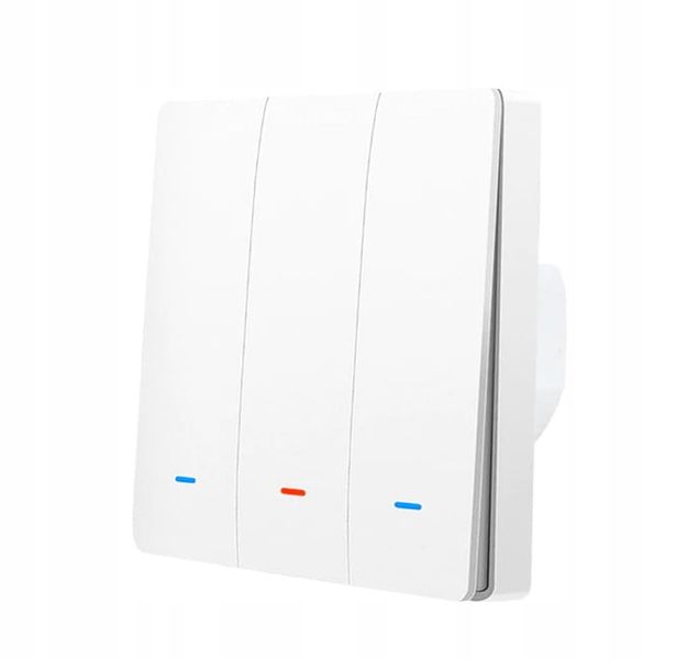 Włącznik Przełącznik 3 Obwody ZigBee TUYA Smart Biały Seria EM Zigbee2MQTT zdjęcie 1