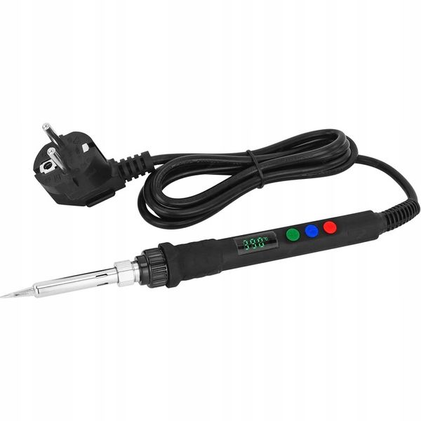 LUTOWNICA PRECYZYJNA KOLBOWA S801B 80W Z REGULACJĄ TEMPERATURY + AKCESORIA zdjęcie 6