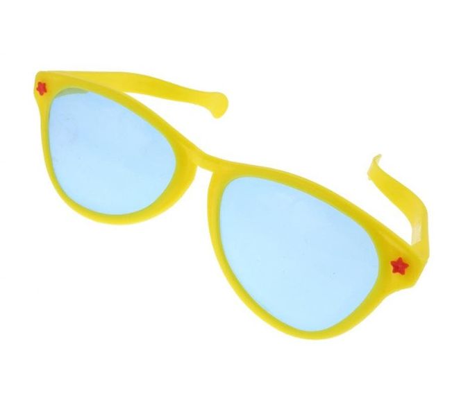 Duże okulary Jumbo XXL, żółte zdjęcie 1