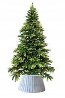 OSŁONA NA STOJAK POD CHIONKĘ WIKLINOWA FI 80 cm , KOSZ POD CHOINKĘ BIAŁY