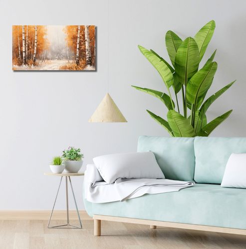 Obraz 60x30cm Jesienne Brzozy na Arena.pl
