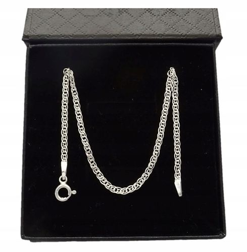 ŁAŃCUSZEK SREBRNY 925 MONALIZA 45 CM PREZENT na Arena.pl