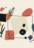 Plakat 64x90cm Abstrakcyjny Dialog