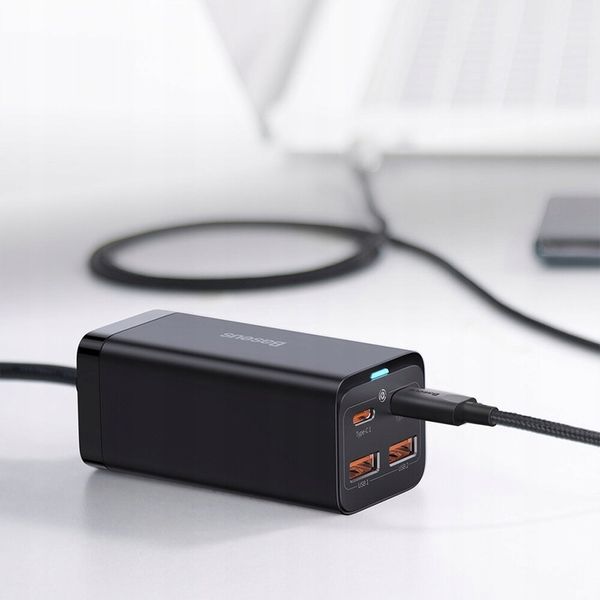 Ładowarka sieciowa BASEUS GaN3 Pro 100W Czarny zdjęcie 10
