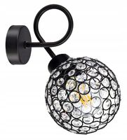 LAMPA KINKIET żyrandol stały LOFT Klosz KRYSZTAŁ