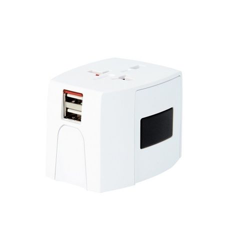 Skross Adapter podróżny MUV 2xUSB, biały na Arena.pl
