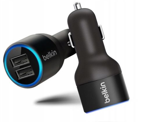 BELKIN ŁADOWARKA SAMOCHODOWA 2XUSB + KABEL TYP C na Arena.pl