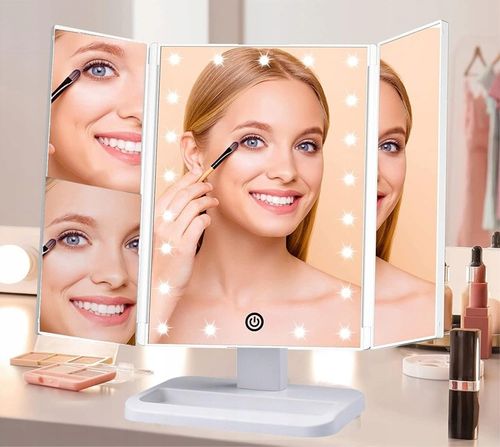 Podswietlane Lusterko do Makijazu LED Kosmetyczne na Arena.pl