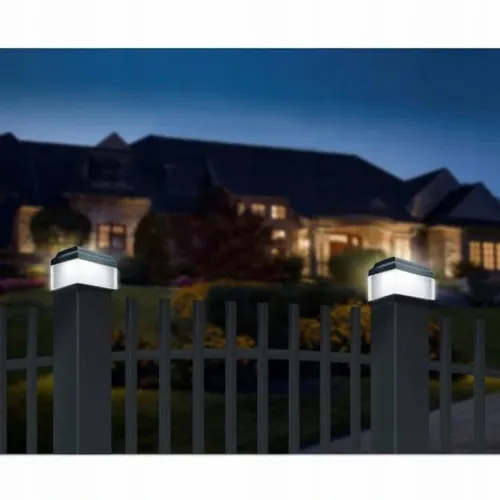 Lampa LED solarna na słupek 100*100 KAPTUREK na Arena.pl