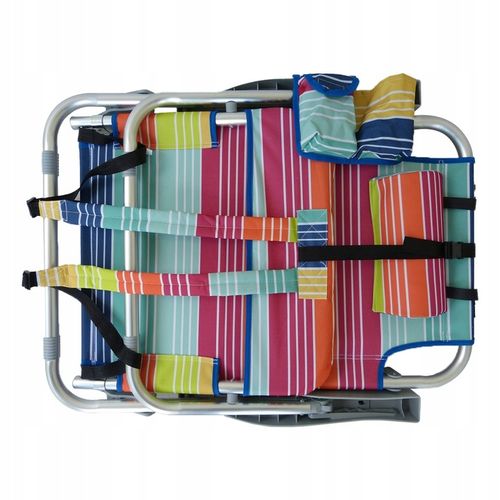 leżak MULTICOLOR plażowy, ALUMINIUM,ogrodowy. na Arena.pl